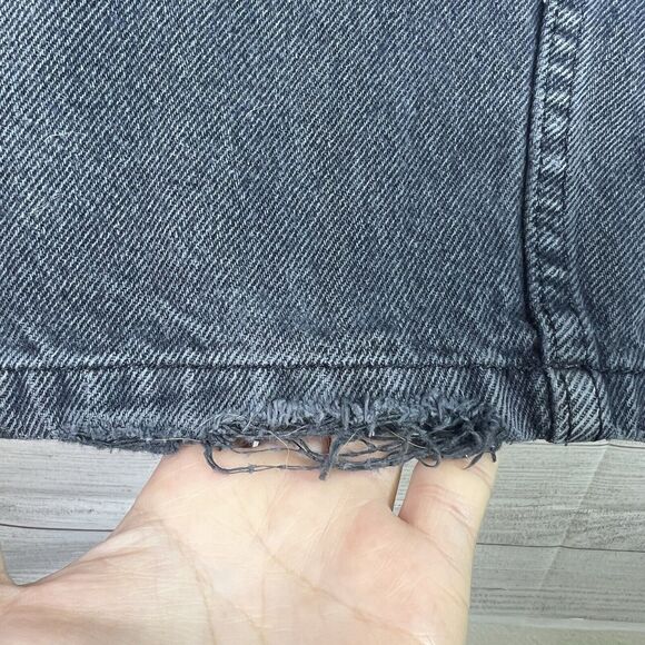 Vintage Anchor Blue Mens Black Gray Loose Jeans Size 30x30 Y2K 90s - Picture 5 of 11